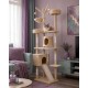 The Purrlock Holmes Cat Tree 60*40*190cm Ονυχοδρόμιο