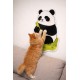 Snuggles The Panda Cat Scratcher 50*80cm Αυτοκόλλητο Ονυχοδρομιο