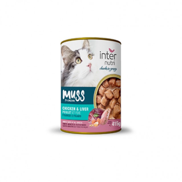 Internutri Muss Κοτόπουλο & Συκώτι 415gr