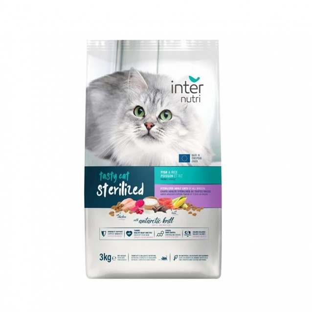 Internutri Tasty Cat Sterilized 3kg
