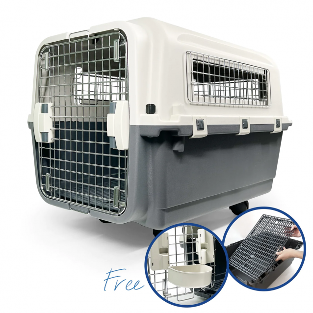 Air Pro Iata Κλουβί Μεταφοράς 4 Με Δώρο Σετ Ρόδες 68x51x53cm