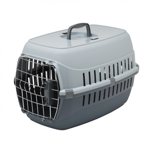 Moderna Κλουβί Μεταφοράς Road Runner 1 Spring Lock Γκρι 48,6×32,3×30,3cm