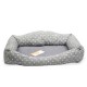 Madpet Κρεβάτι Classic Naira Γκρι Με Καρδούλες 60x43x14cm