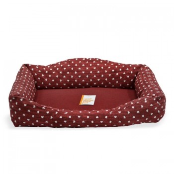 Madpet Κρεβάτι Classic Naira Κόκκινο Με Καρδούλες 60x43x14cm