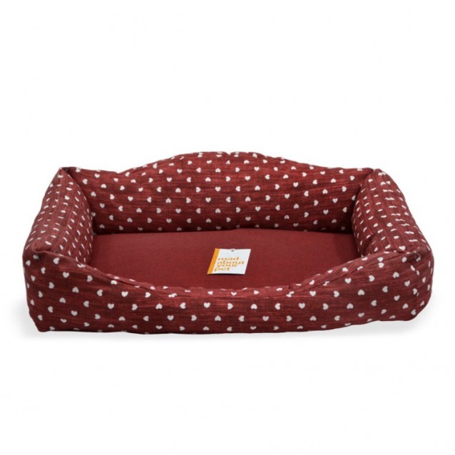 Madpet Κρεβάτι Classic Naira Κόκκινο Με Καρδούλες 60x43x14cm