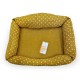 Madpet Κρεβάτι Classic Naira Μουσταρδί Με Καρδούλες 60x43x14cm
