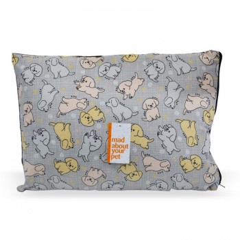 Madpet Κρεβάτι Deluxe Κουτάβια Γκρι 55x43x17cm