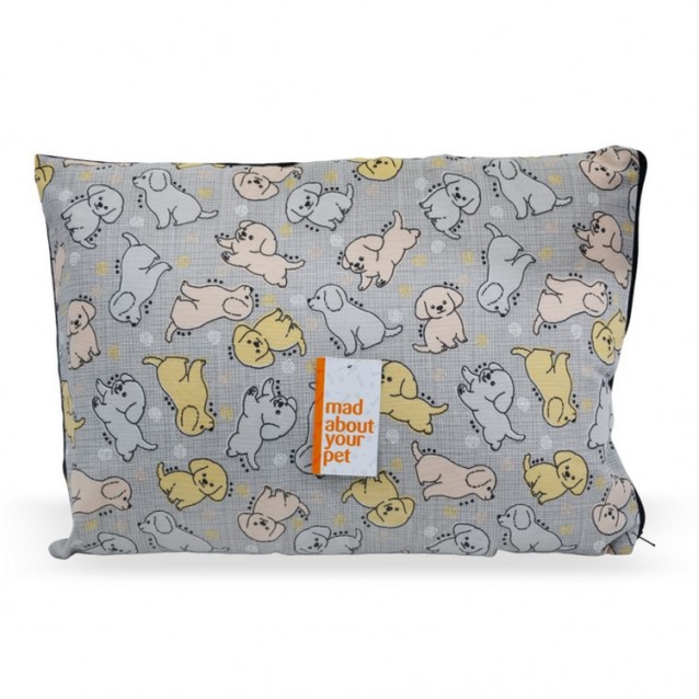 Madpet Κρεβάτι Deluxe Κουτάβια Γκρι 55x43x17cm
