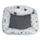 Madpet Κρεβάτι Deluxe Λευκό με Αστέρια 55x43x17cm