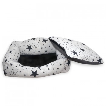 Madpet Κρεβάτι Deluxe Λευκό με Αστέρια 55x43x17cm