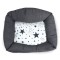 Madpet Κρεβάτι Deluxe Μαύρο με Αστέρια  55x43x17cm