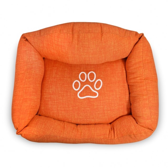 Madpet Κρεβάτι Deluxe Πορτοκαλί Με Πατουσάκι 55x43x17cm