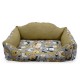 Madpet Κρεβάτι Deluxe Πορτοκαλί Με Σκυλάκια 55x43x17cm