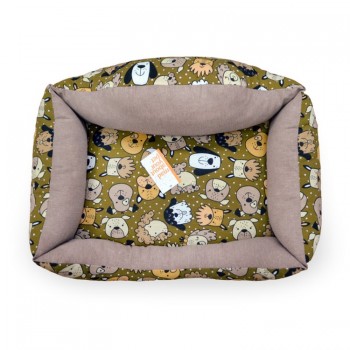 Madpet Κρεβάτι Deluxe Ταμπά Με Σκυλάκια 70x51x19cm