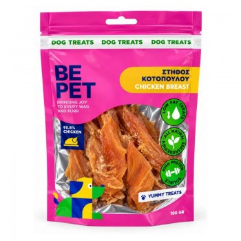Be Pet Chicken Breast Jerky με Στήθος Κοτόπουλου 100gr