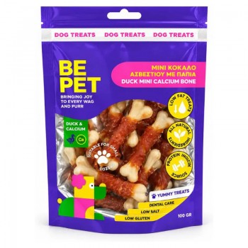 Be Pet Duck Mini Calcium Bone με Πάπια 100gr