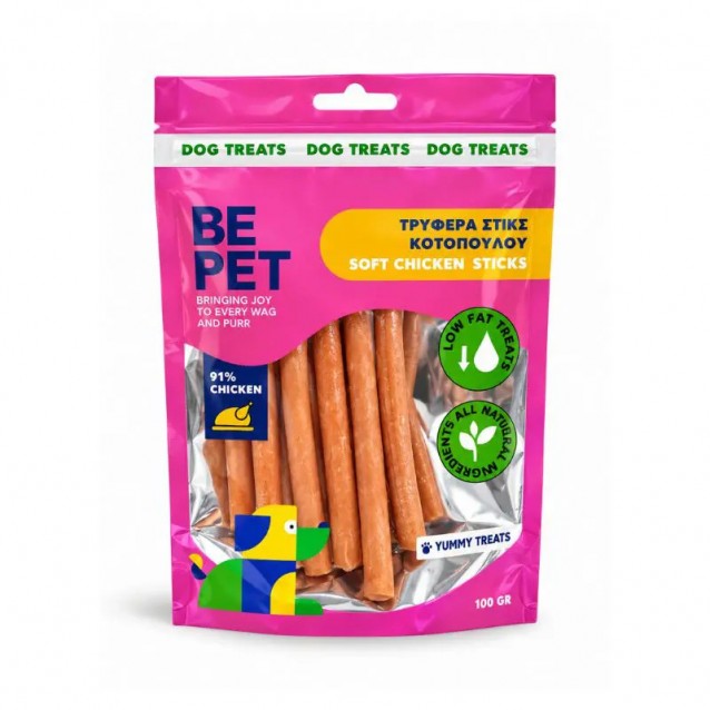 Be Pet Soft Chicken Sticks με Κοτόπουλο 100gr