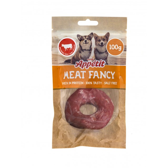 Comfy Appetit Meat Fancy Beef Ring Λιχουδιά Σκύλου Με Μοσχάρι 100gr