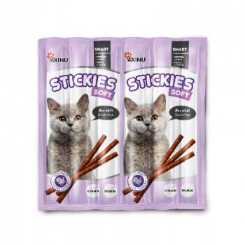 Akinu Stickies Για Γάτες Γαλοπούλα Και Συκώτι 6x5g (30gr)