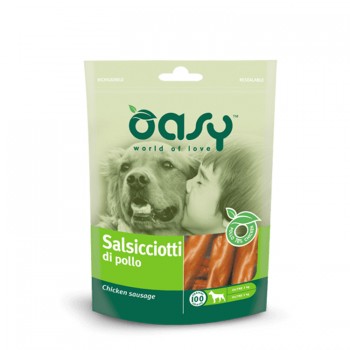 Oasy Λιχουδιές Σκύλου Λουκάνικα Κοτόπουλου 100gr
