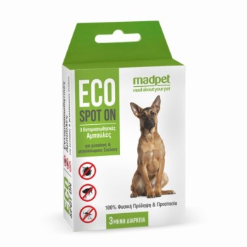 Madpet Eco Spot On Μεσαίο & Μεγάλου Σκύλου 3 Τεμάχια