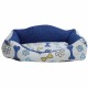 Madpet Κρεβάτι Deluxe Μπλε με Κόκκαλα 55x43x17cm