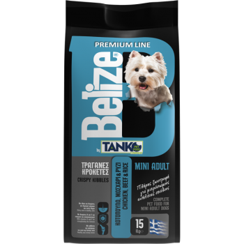 Tanko Belize Adult Dog Mini Beef Chicken & Rice 15kg 26/15