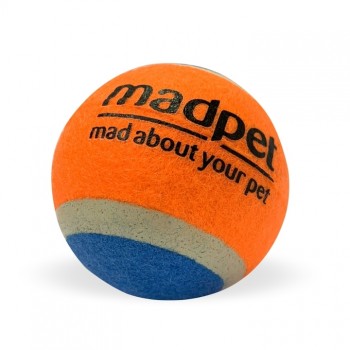 Madpet Μπαλάκι Tennis Μπλε/Πορτοκαλί 6,5cm 