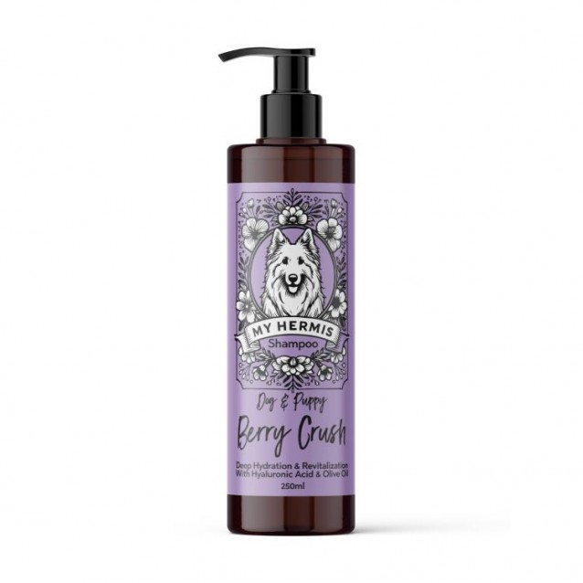 My Hermis Σαμπουάν Σκύλου Berry Crush Με Υαλουρονικό Οξύ & Ελαιόλαδο 250ml
