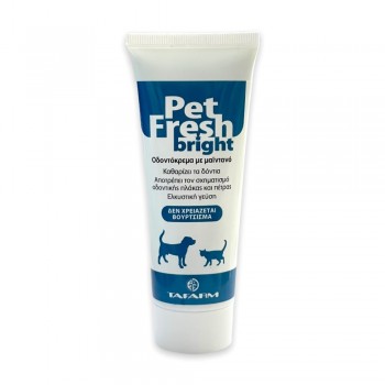 Tafarm Pet Fresh Bright Οδοντόκρεμα 105gr