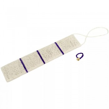 Aquael Comfy Κρεμαστό Ονυχοδρόμιο Με Κουδουνάκι Μωβ 49cm