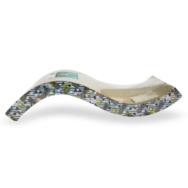 Madpet Χάρτινο Ονυχοδρόμιο Με Σχέδιο Ανανά & Catnip 53x22x12cm