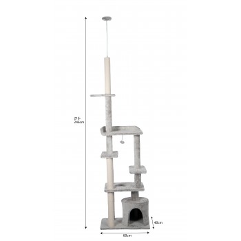 Your Cats Secret Place Cat Tree 60x40x216-246cm
