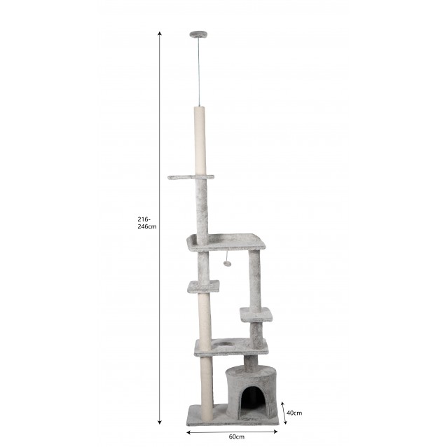 Your Cats Secret Place Cat Tree 60x40x216-246cm