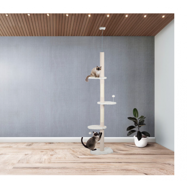 Pole Cat Tree Dancing To The Stars 38x34x216-246cm