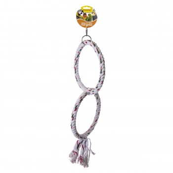 Benelux Rope Ring Duo, Κούνια για Παπαγάλους 20x55cm