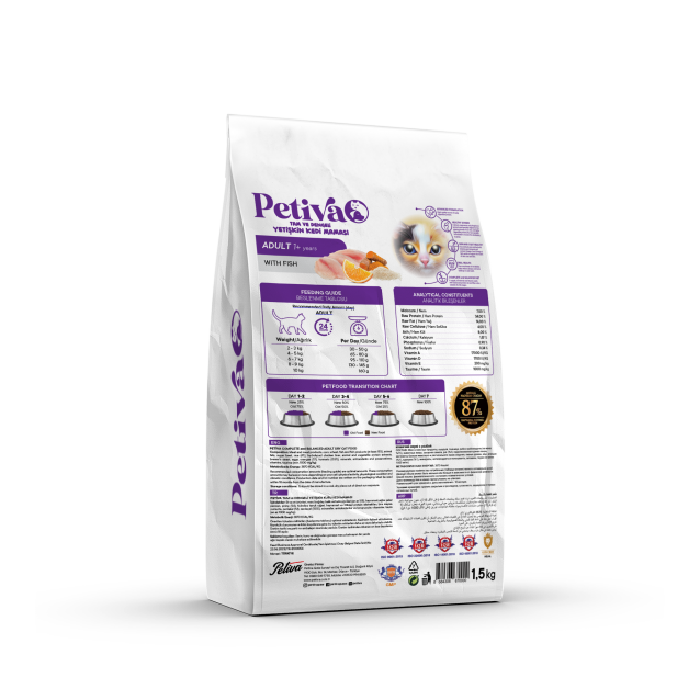 Petiva Cat Food Adult Fish 1,5kg