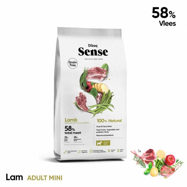 Dibaq Sense Holistic Hypoallergenic Monoprotein Grain Free Mini Lamb 6kg