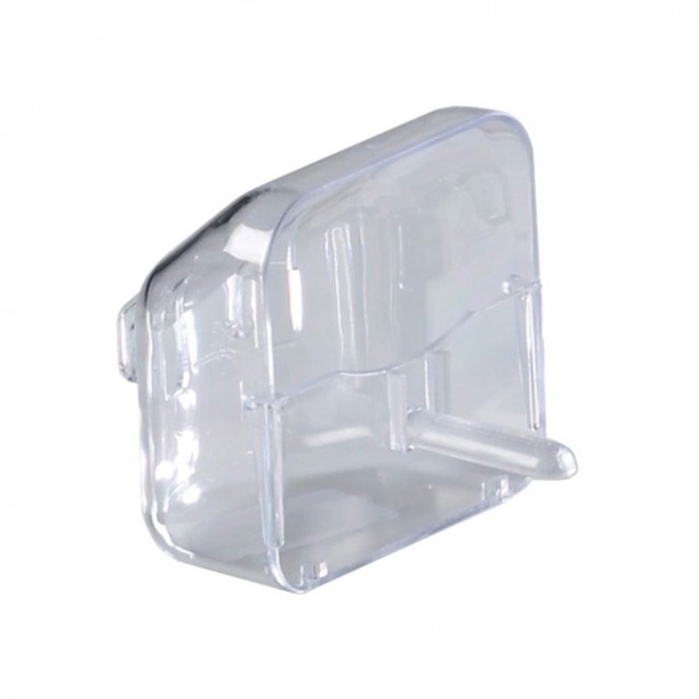 Benelux Πλαστική Διάφανη Ταΐστρα με Πατήθρα 8x8x5,5cm