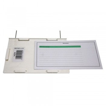 Benelux Πλαστική Καρτελοθήκη με Σύρμα 12×8,6cm