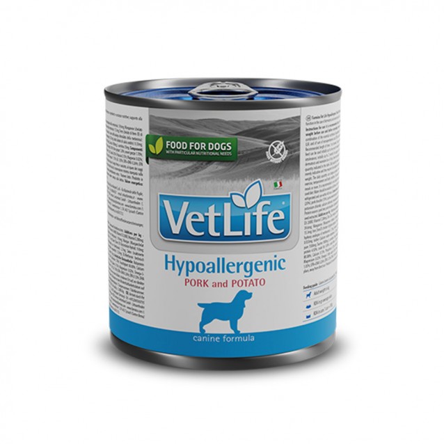 Farmina_Vet Life Natural Diet Hypoallergenic Pork & Potato Wet Food Dog 300gr