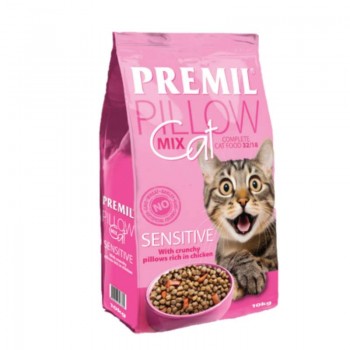 Premil Pillow Mix Cat Sensitive 10kg