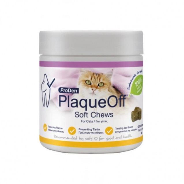 ProDen PlaqueOff Soft Chew Για Γάτες 90gr