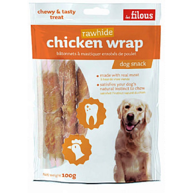 Les Filous Chick Wrap Rawhide 100gr