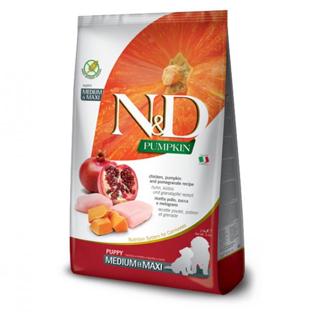 Farmina N&D Puppy Pumpkin Chicken Medium/Maxi 2.5kg