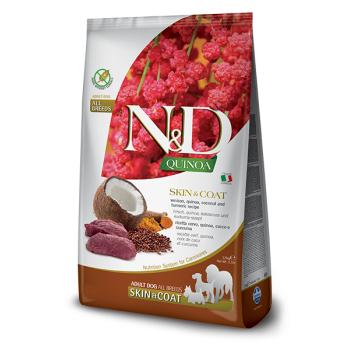 Farmina N&D Adult Dog Quinoa Skin & Coat With Venison 2.5kg