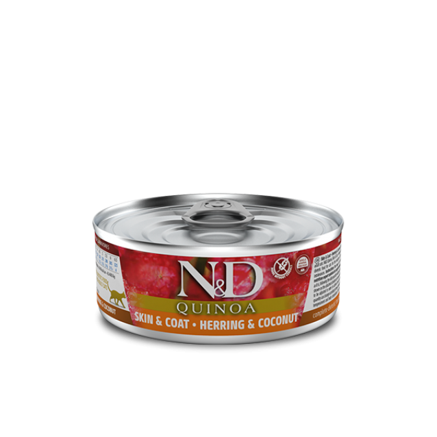 Farmina N&D Adult Dog Quinoa Wet Skin & Coat With Herring 80gr
