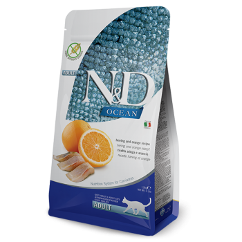Farmina N&D Adult Cat Ocean Fish & Orange 1.5kg
