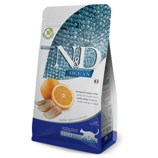 Farmina N&D Adult Cat Ocean Fish & Orange 300gr 