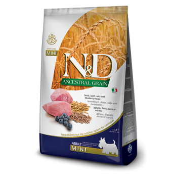 Farmina N&D Adult Dog Ancestral Grain Lamb & Pomegranate Mini 2.5kg